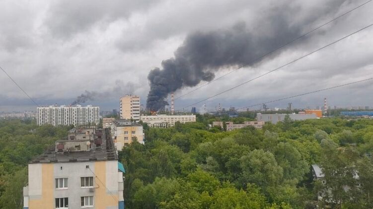 Приліт по Московському НПЗ