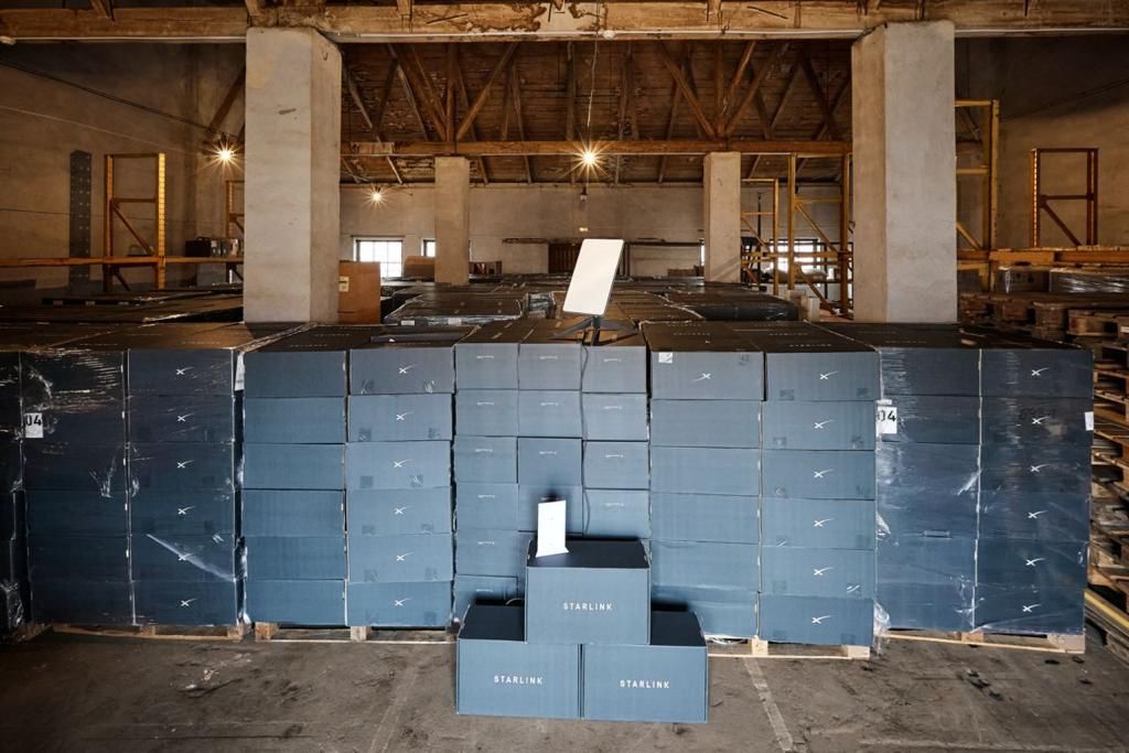 новая партия Starlink