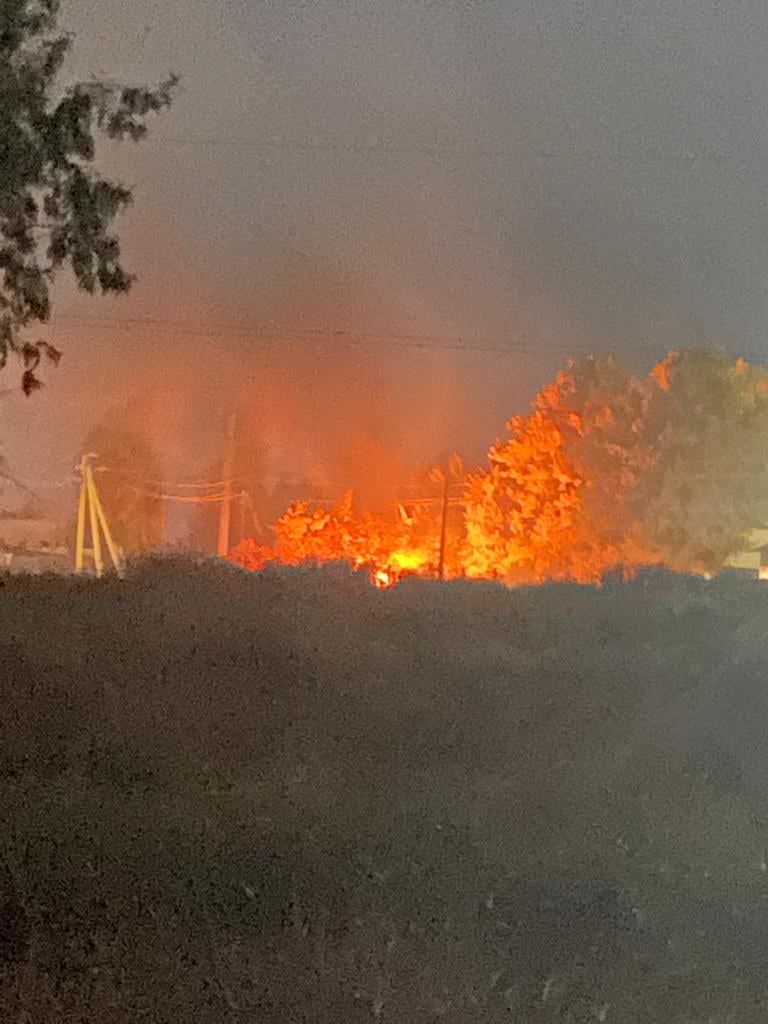 Горящие склады фермера