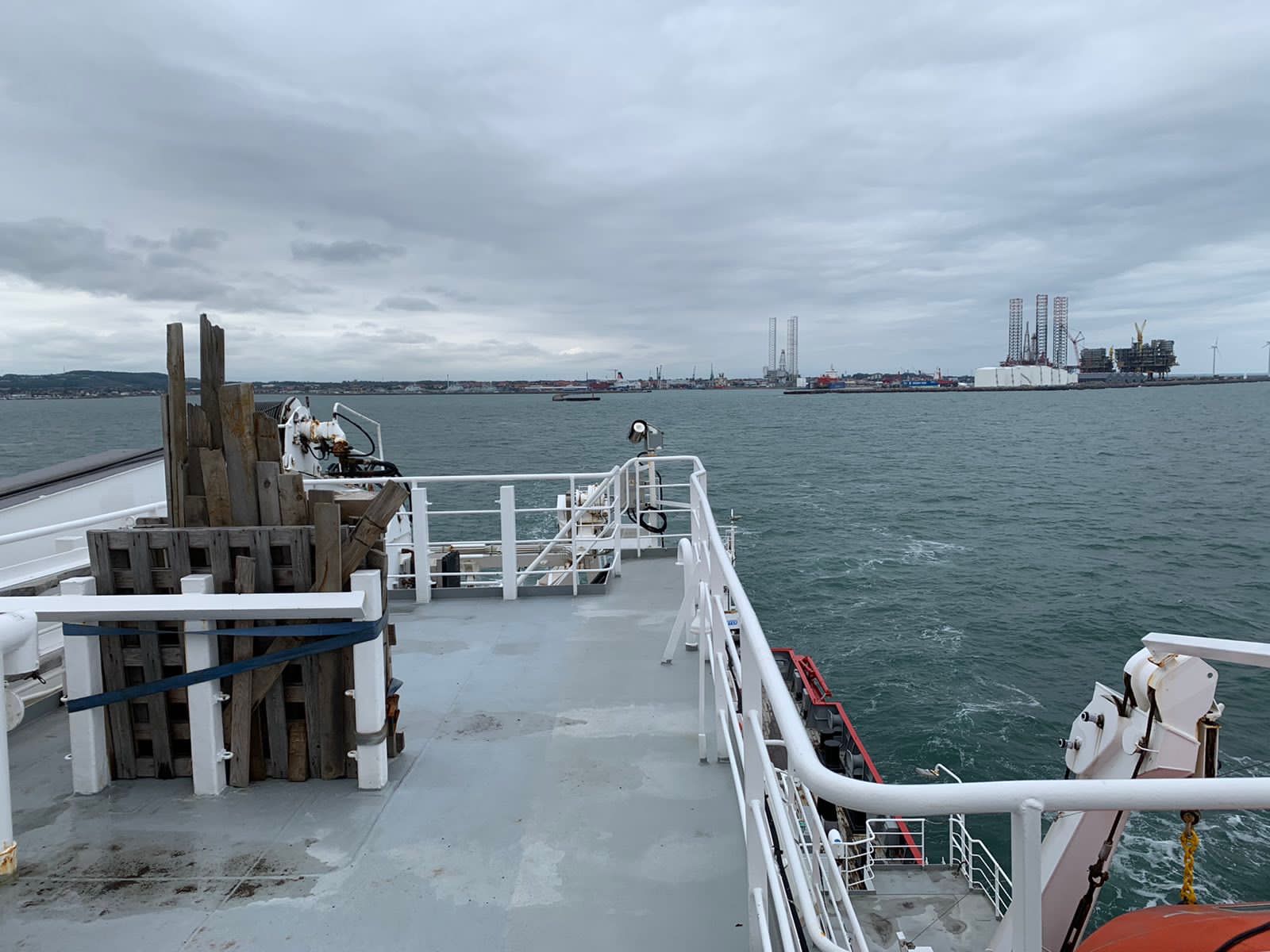 Ледкол направляется в Одессу. Скриншот из фейсбука Национального антарктического центра