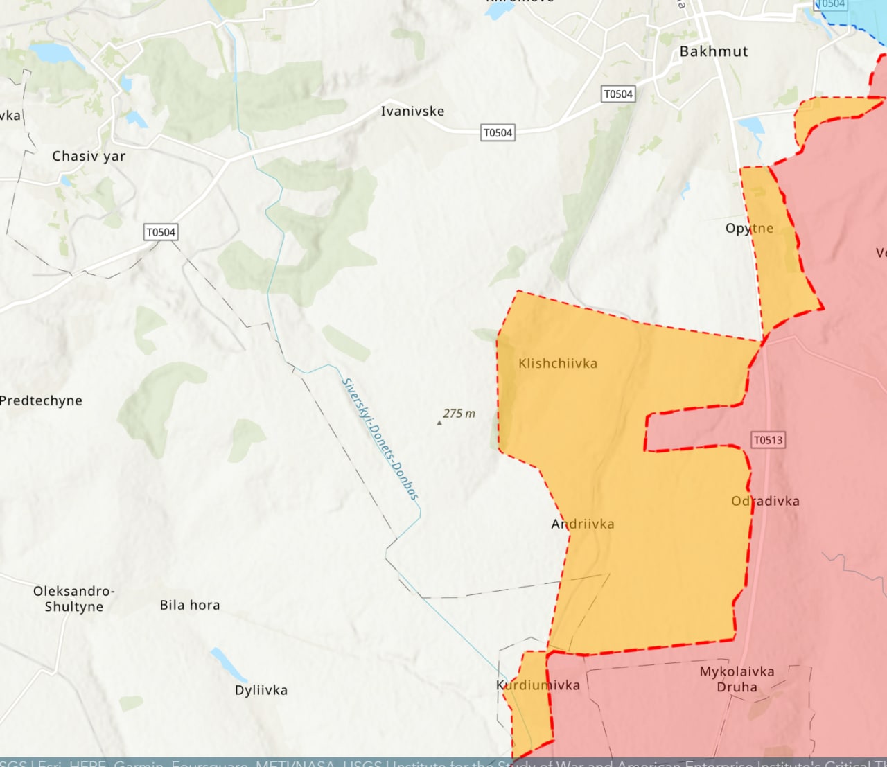 Российские войска вошли в Курдюмовку - Институт изучения войны