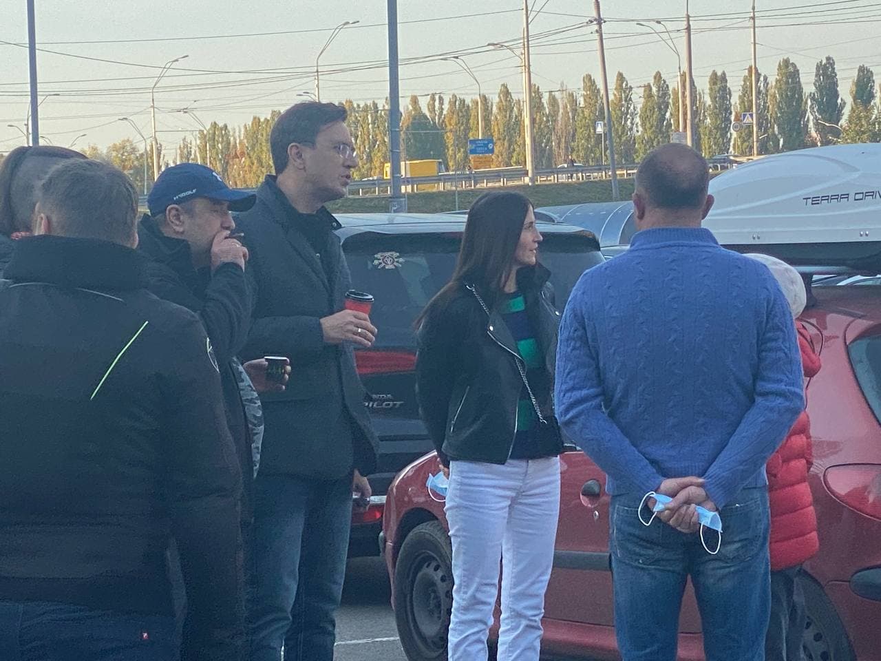 Среди участников акции замечен Владимир Омелян