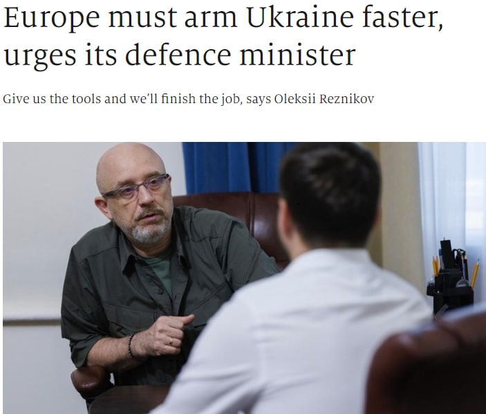 Резников упрекнул Европу