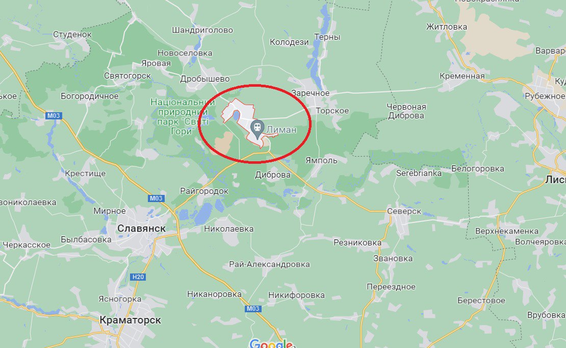 Россия начала оборонять Лиман