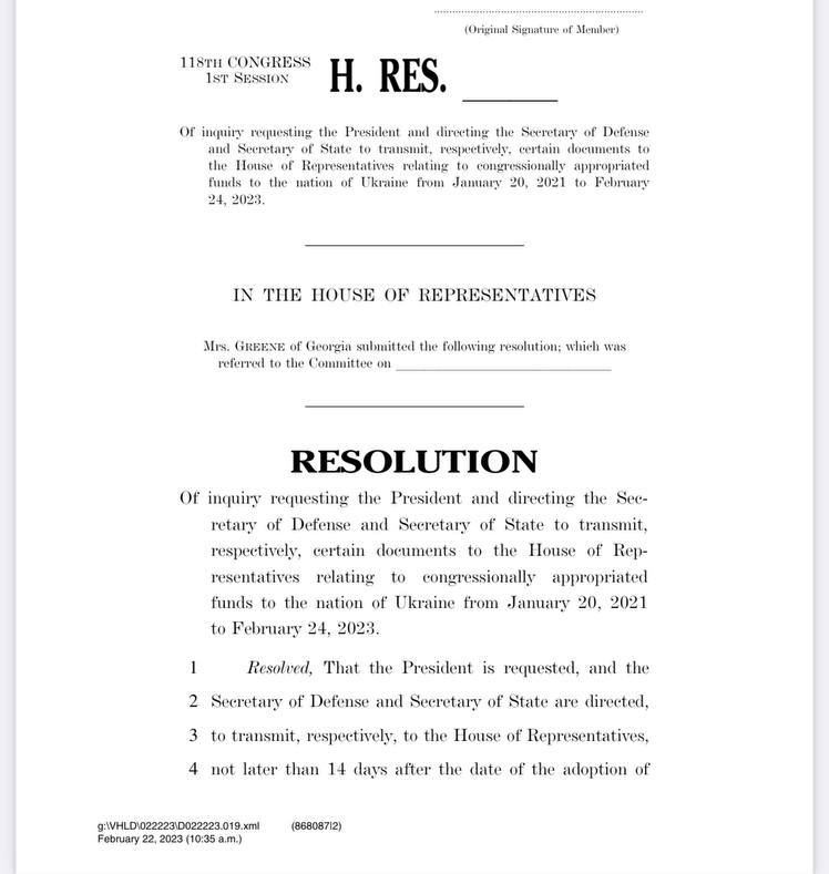 Резолюція Марджорі Тейлор Грін