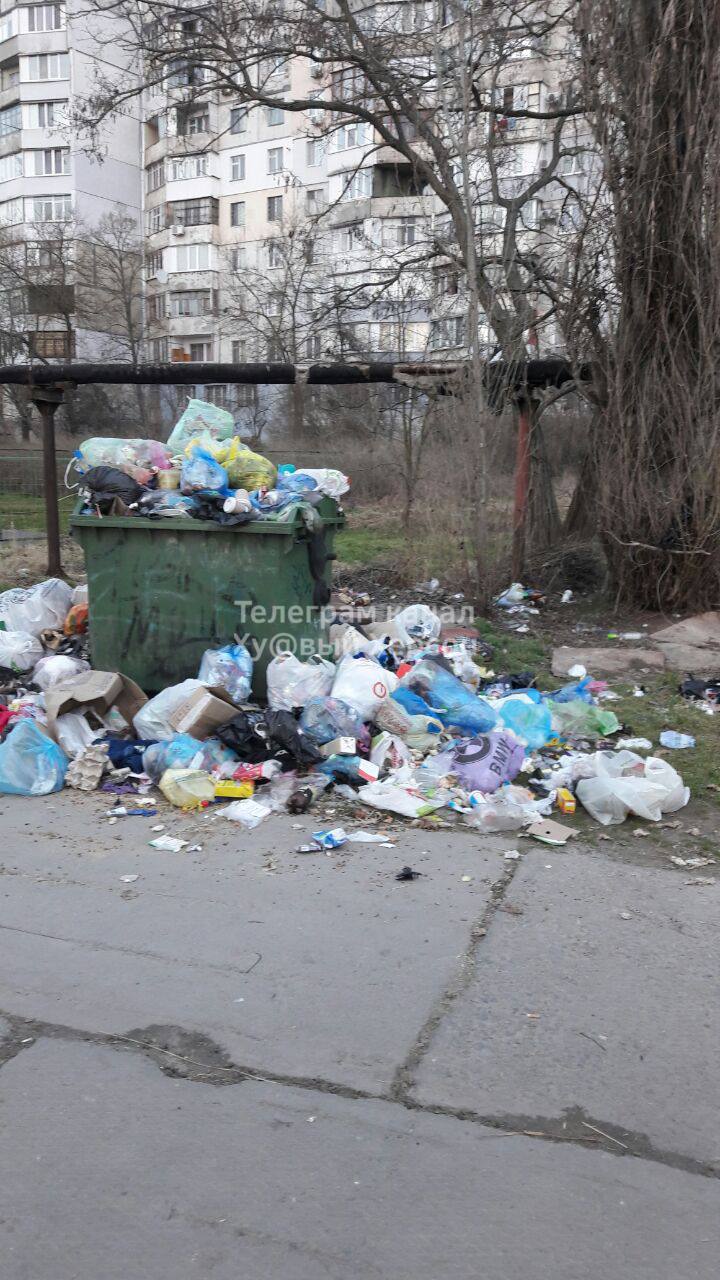 Херсон потопає у смітті