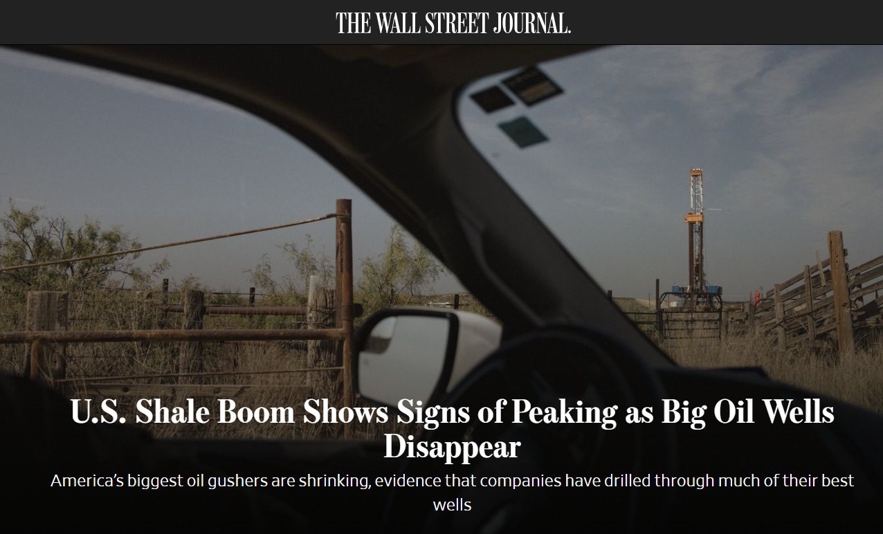 Сланцевый бум в США сходит на нет