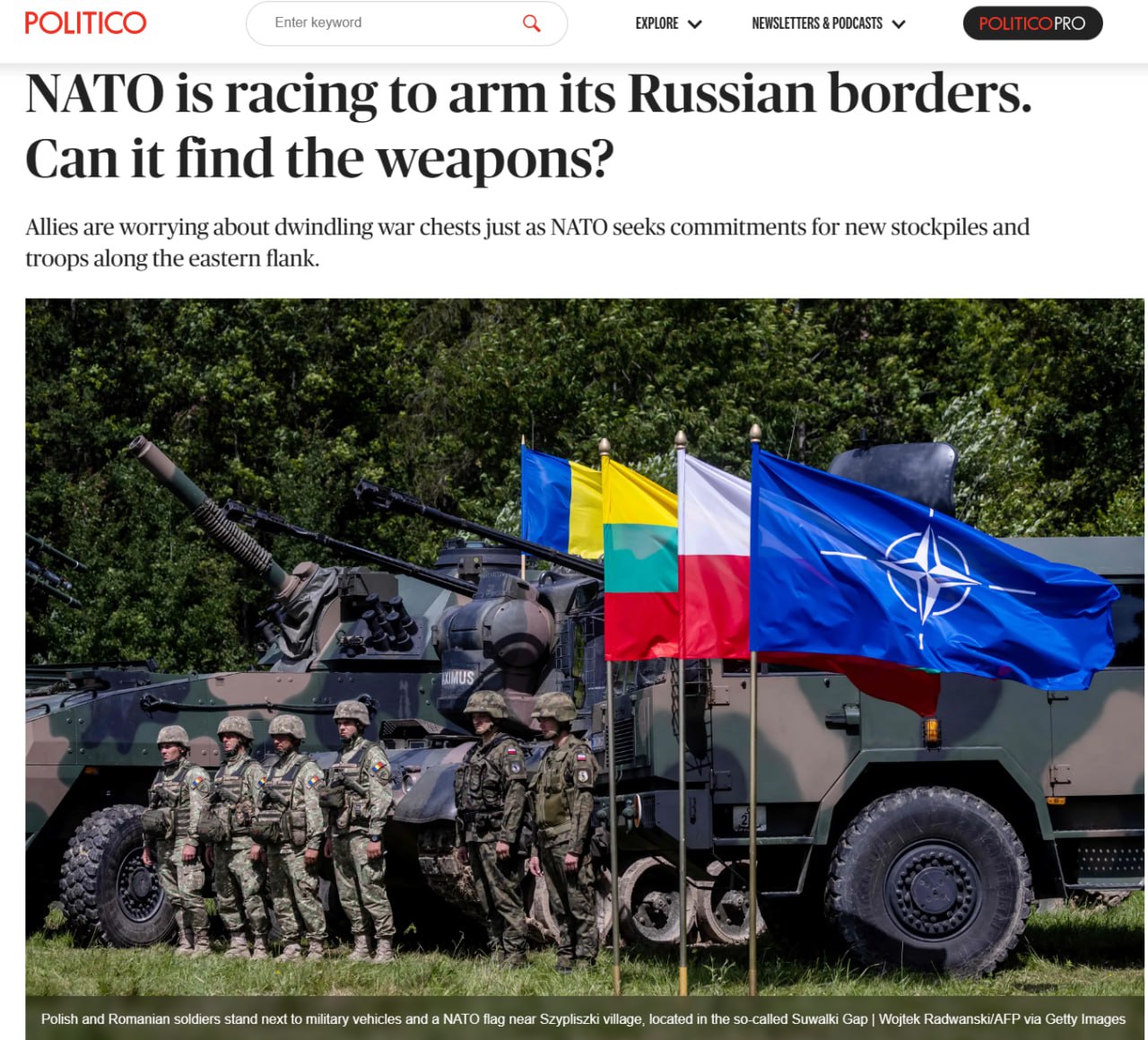 У НАТО повинні різко збільшити витрати на оборону