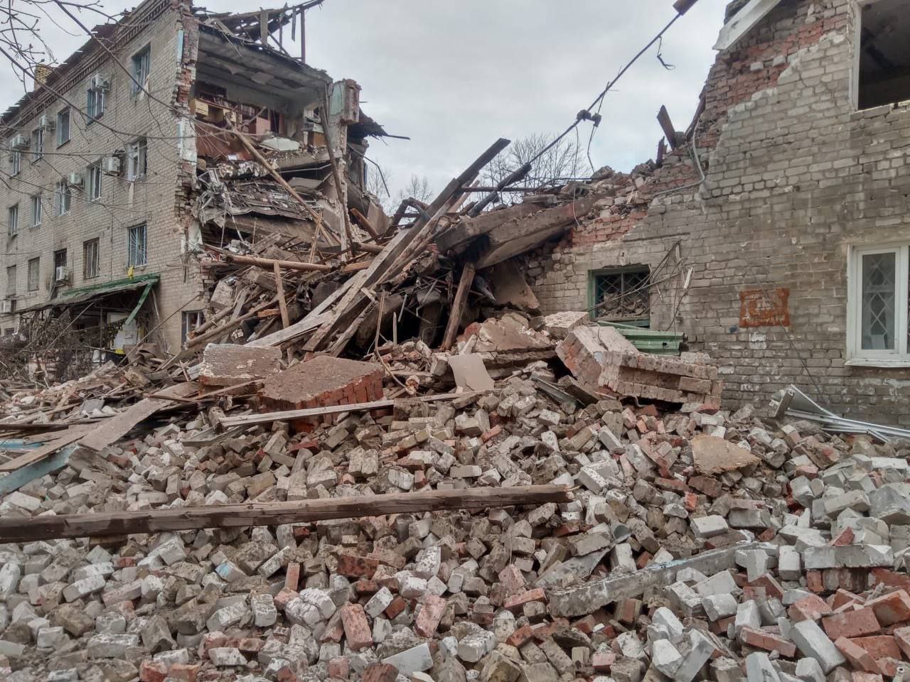 Последствия удара по Авдеевке