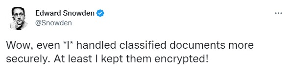 Скриншот 2 из Твиттера Эдварда Сноудена