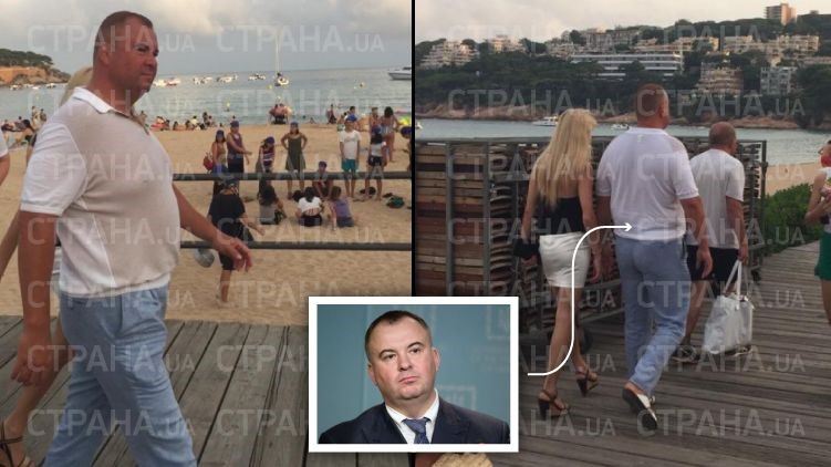 Олег Гладковский со спутницей на набережной Сагаро