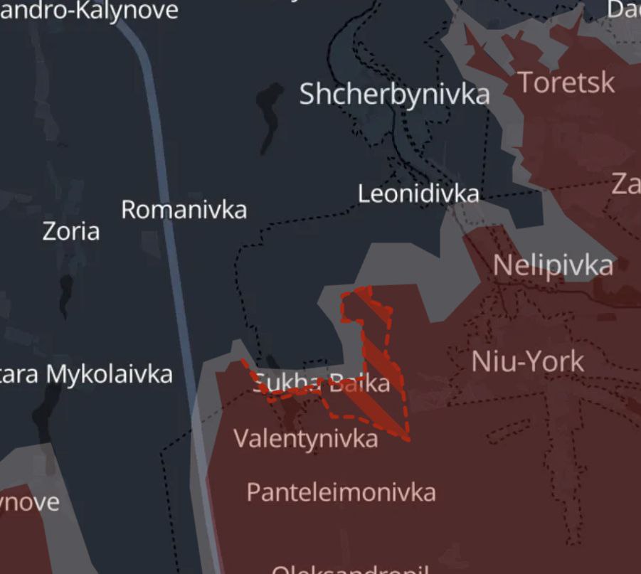 Карта боевых действий (2). Источник - Deep State