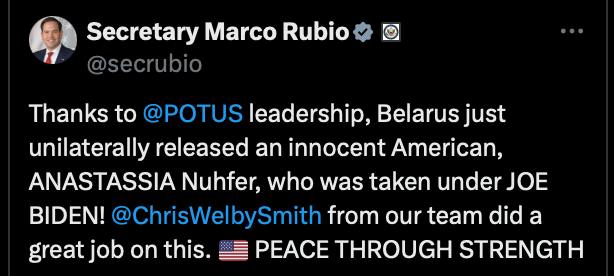 Снимок сообщения в Х