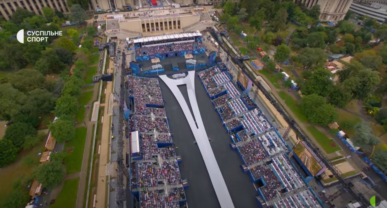Фото з відкриття церемонії Олімпіади в Парижі. Джерело -