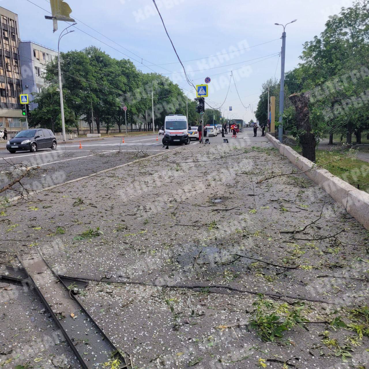 Фото наслідків бомбардування. Джерело - Телеграм