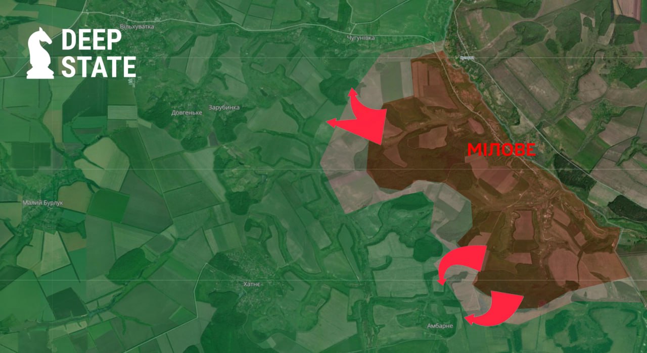 Карта боевых действий. Источник - Deep State