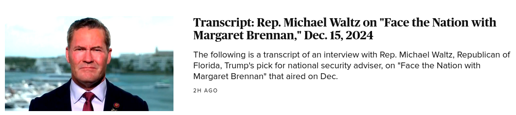 Снимок публикации на cbsnews.com