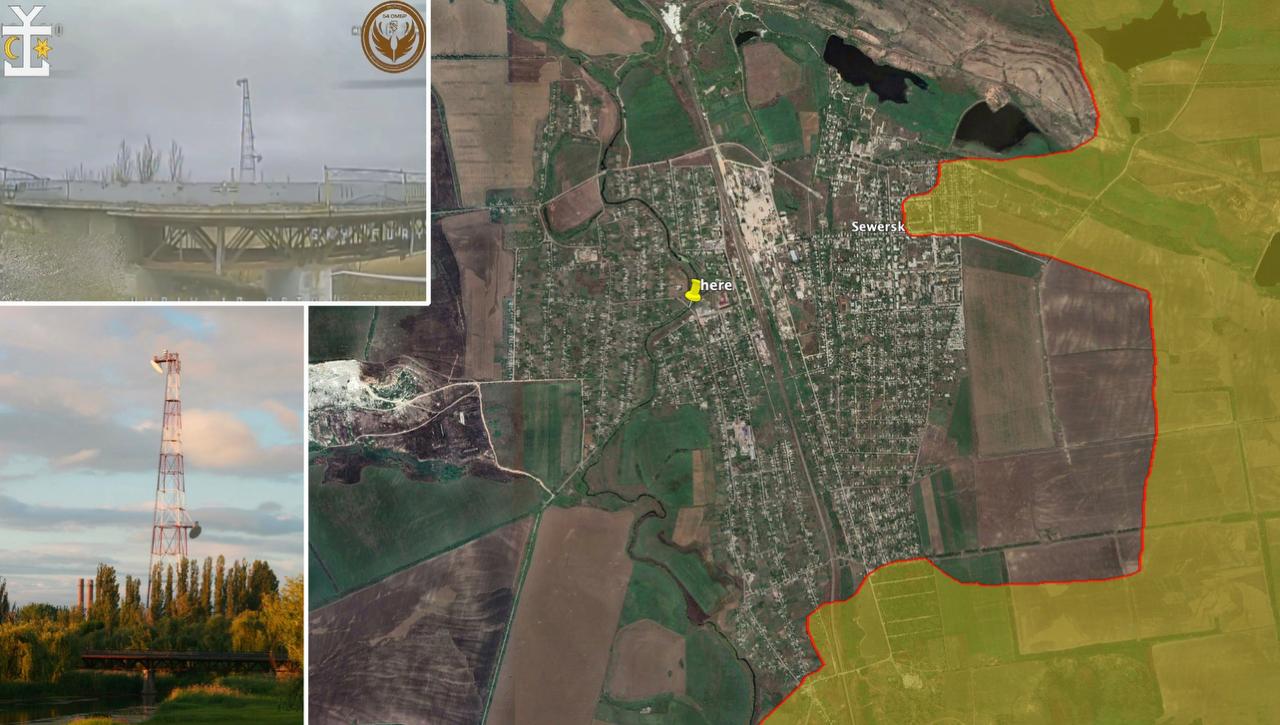 Сіверськ. Карта бойових дій. Джерело - Bild